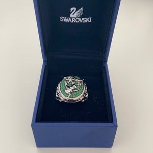 Swarovski x Disney Pirates of the Caribbean Angelica Green and Silver Ring